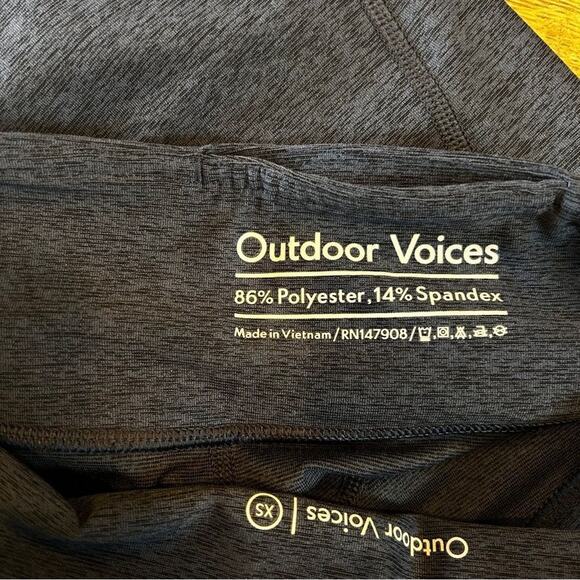 Outdoor Voices Navy Double Time 10” Short Size XS - Picture 6 of 6